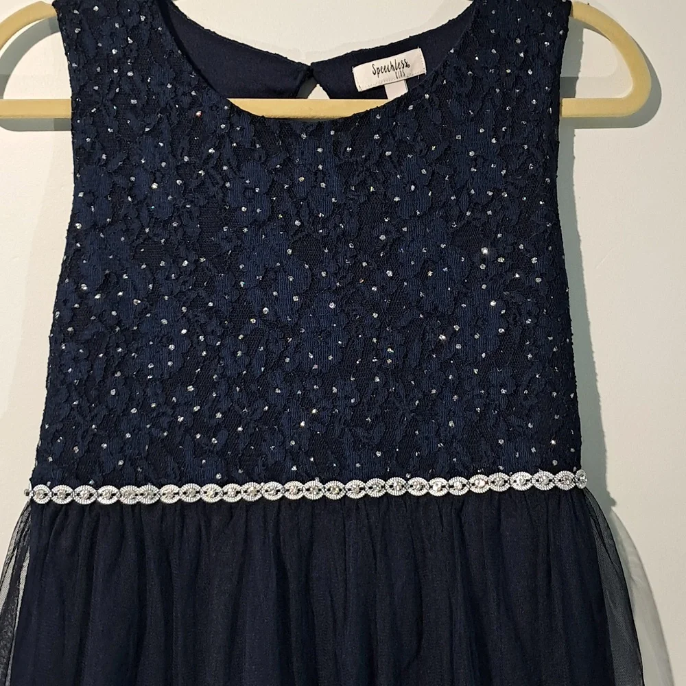 Speechless Kids Dress.‎ Size 14.5. Navy.